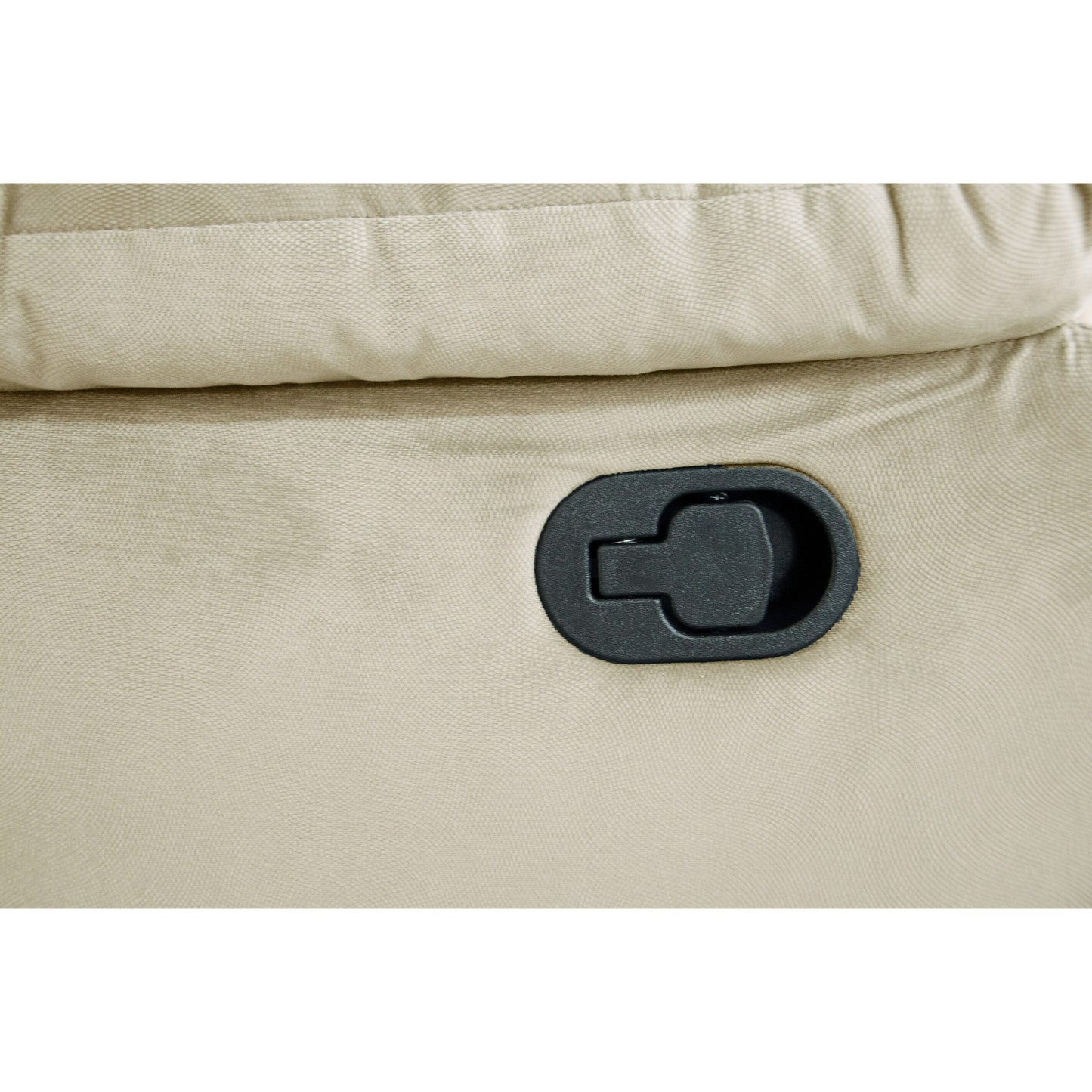 Fauteuil inclinable simple luxueux en velours avec accoudoirs moelleux et appui-tête rembourré pour une détente ultime