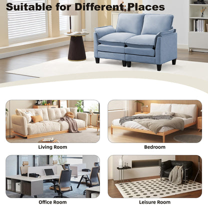 Canapé 2 places de luxe « Confort optimal, design robuste » pour salons et bureaux