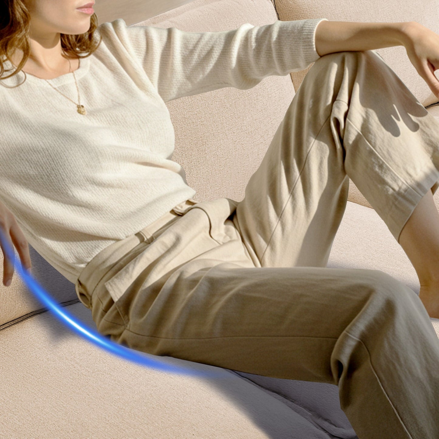 Canapé 2 places de luxe « Confort optimal, design robuste » pour salons et bureaux