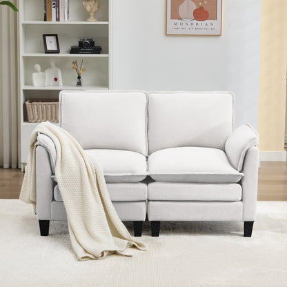 Canapé 2 places de luxe « Confort optimal, design robuste » pour salons et bureaux