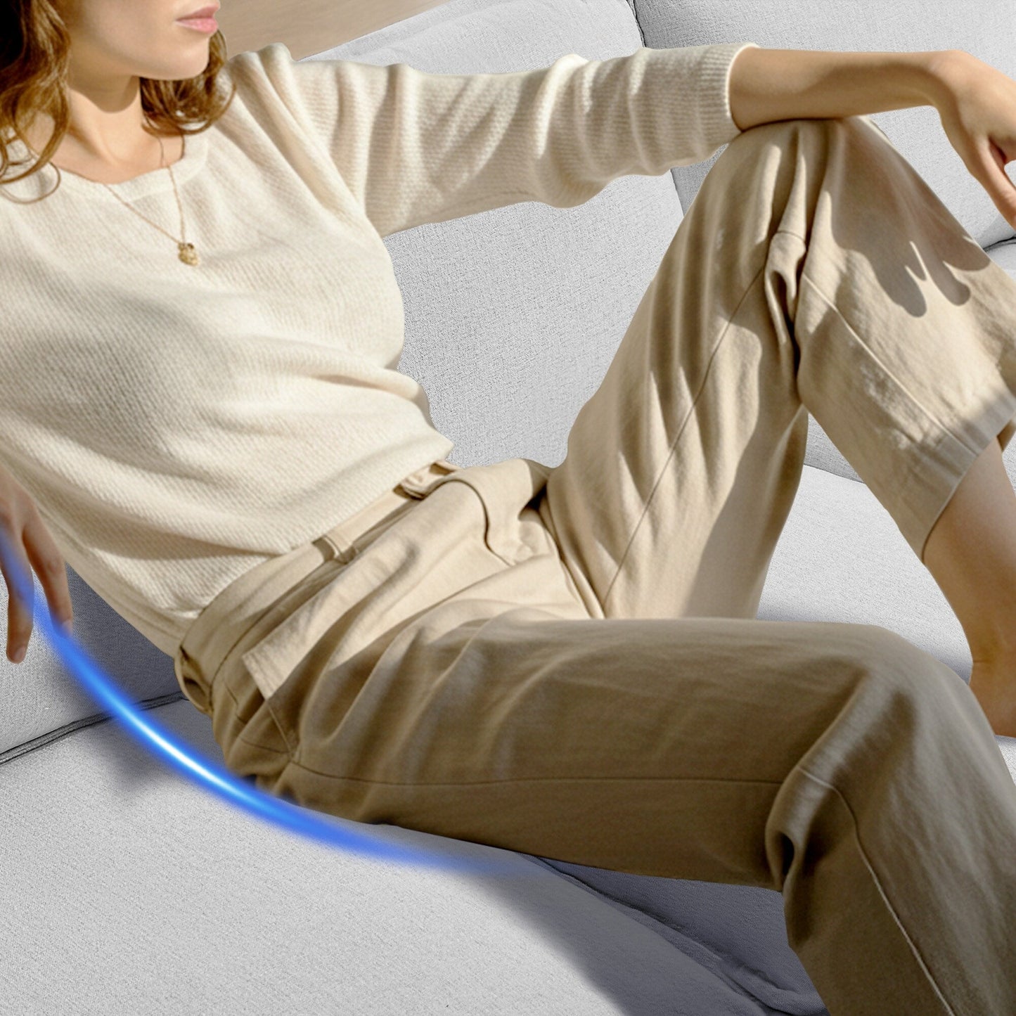 Canapé 2 places de luxe « Confort optimal, design robuste » pour salons et bureaux