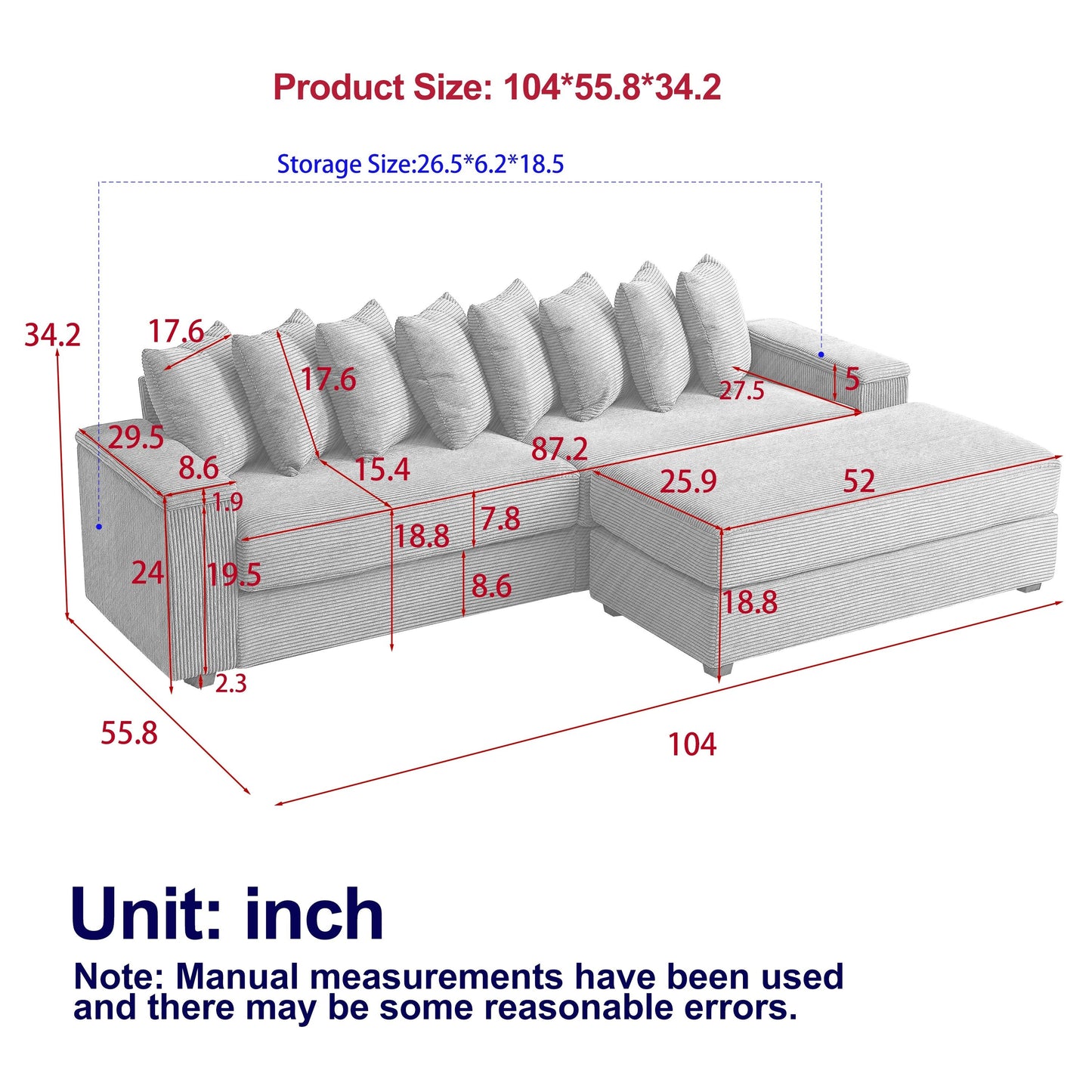 Canapé-lit de luxe avec coussin moelleux : un confort ultime pour votre maison