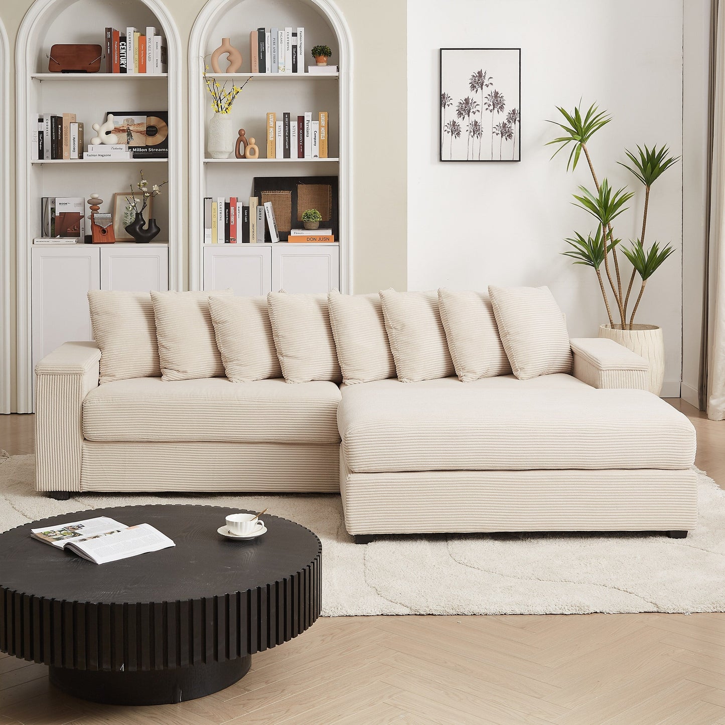 Canapé-lit de luxe avec coussin moelleux : un confort ultime pour votre maison