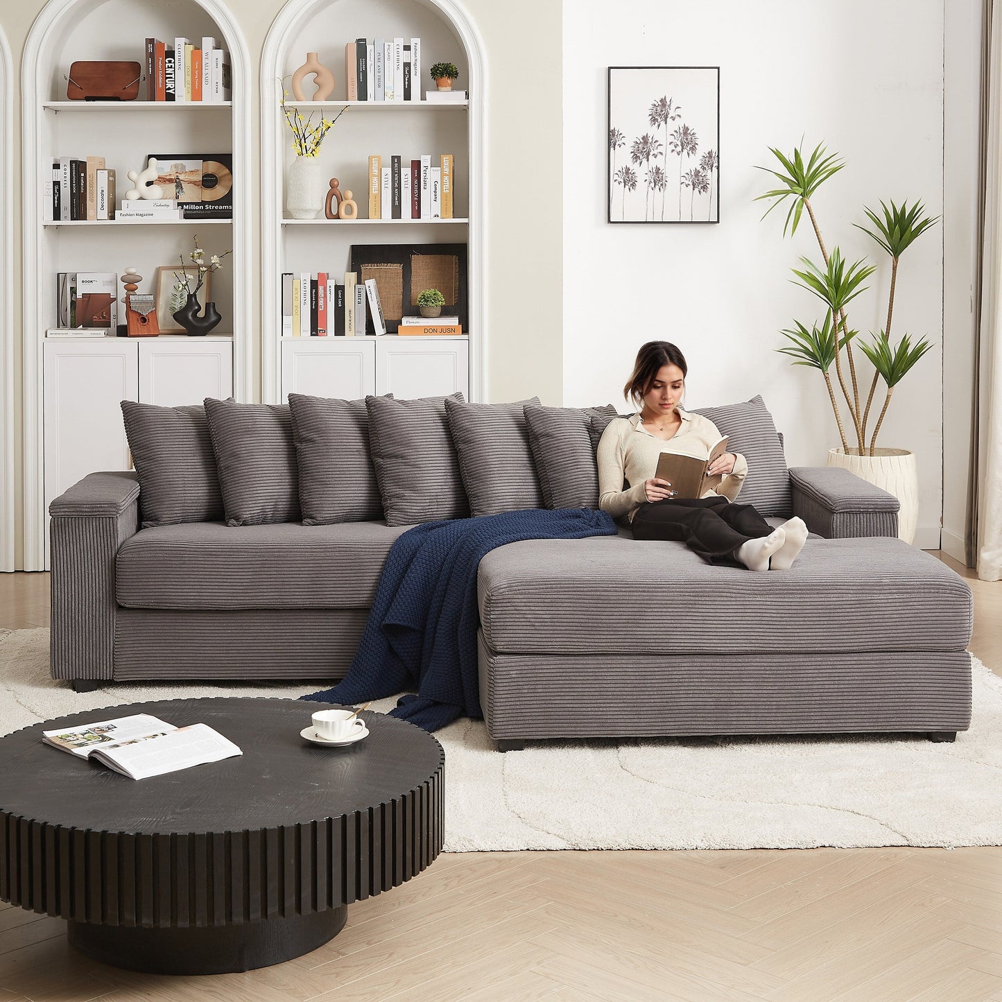 Canapé-lit de luxe avec coussin moelleux : un confort ultime pour votre maison