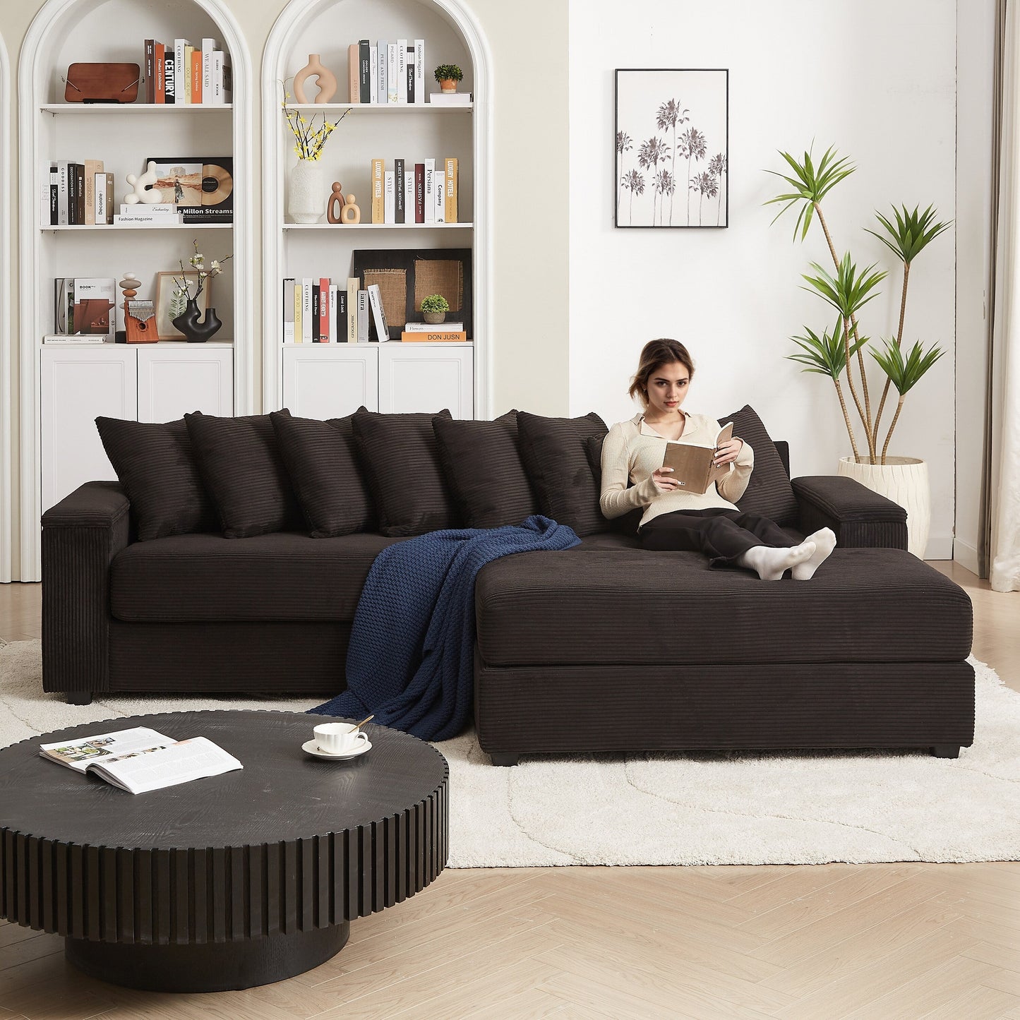 Canapé-lit de luxe avec coussin moelleux : un confort ultime pour votre maison