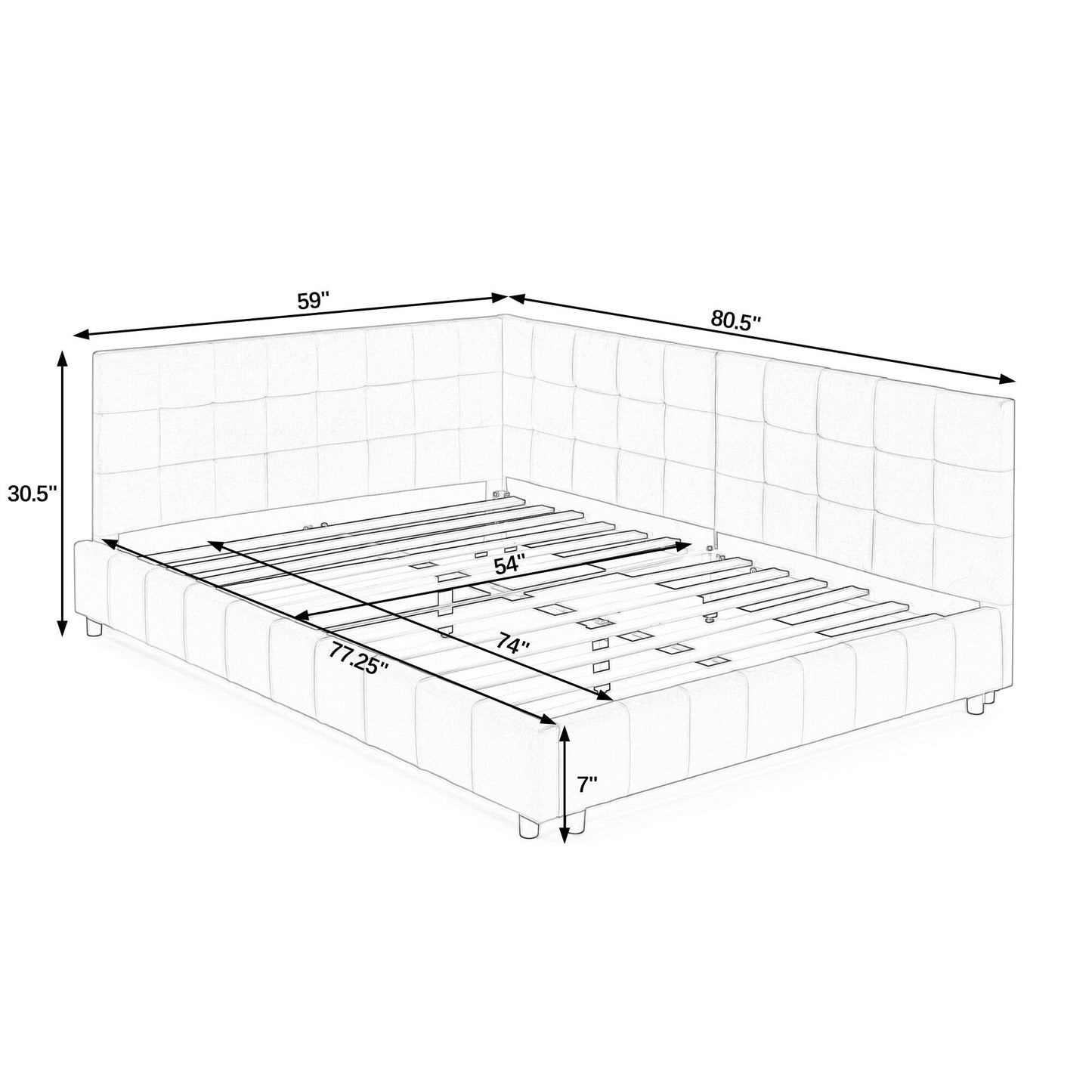 Canapé-lit de luxe avec coussin moelleux : un confort ultime pour votre maison