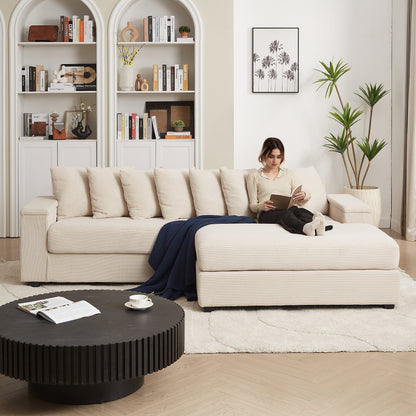 Canapé-lit de luxe avec coussin moelleux : un confort ultime pour votre maison