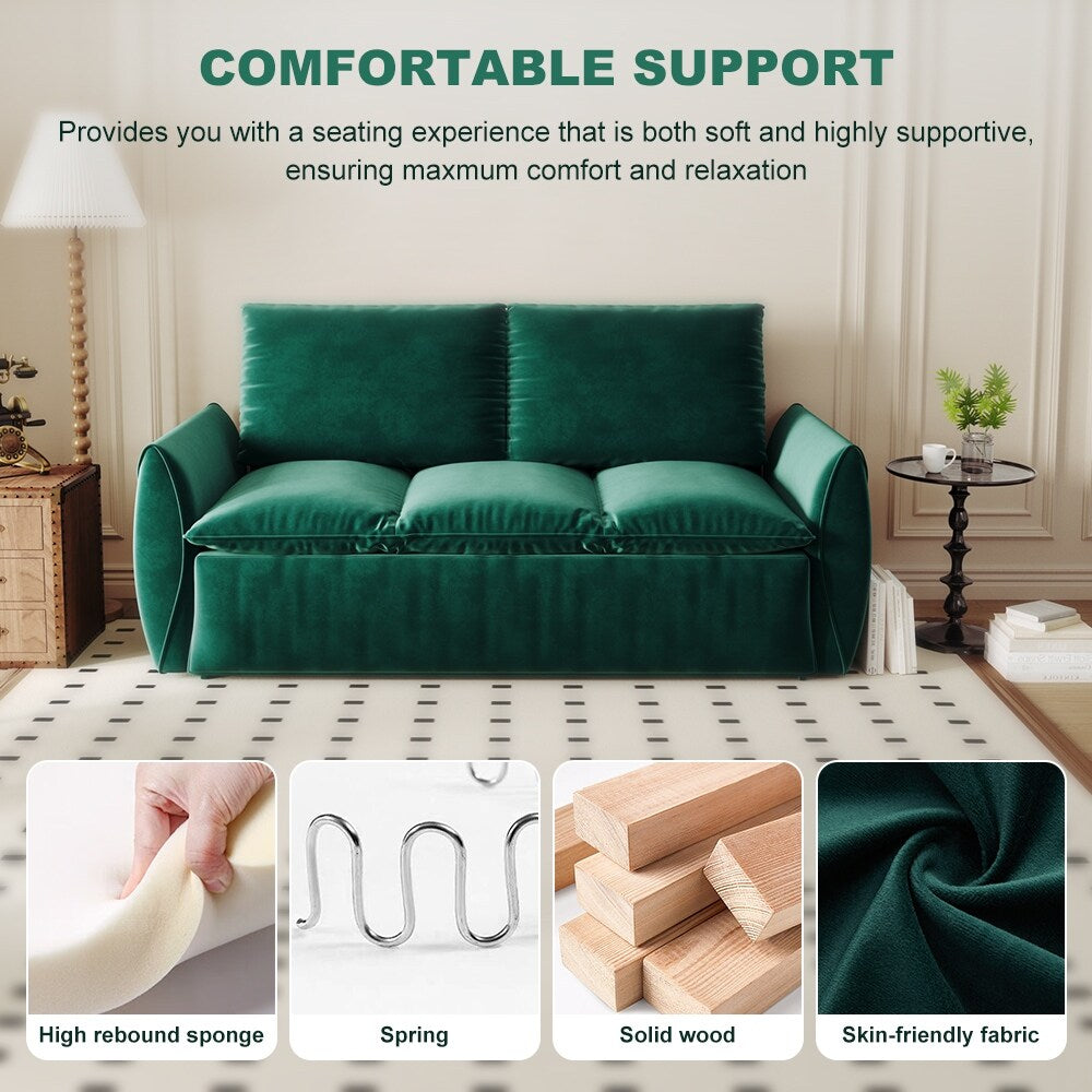 Canapé-lit de luxe avec coussin moelleux : un confort ultime pour votre maison