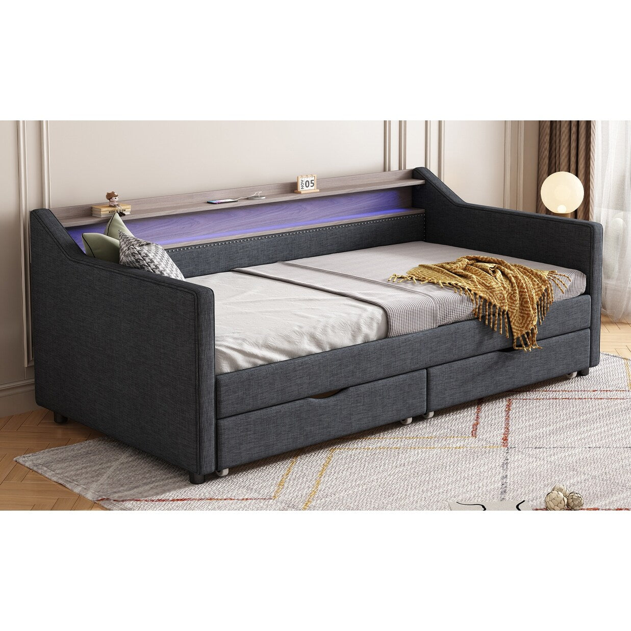 Canapé-lit de luxe avec coussin moelleux : un confort ultime pour votre maison