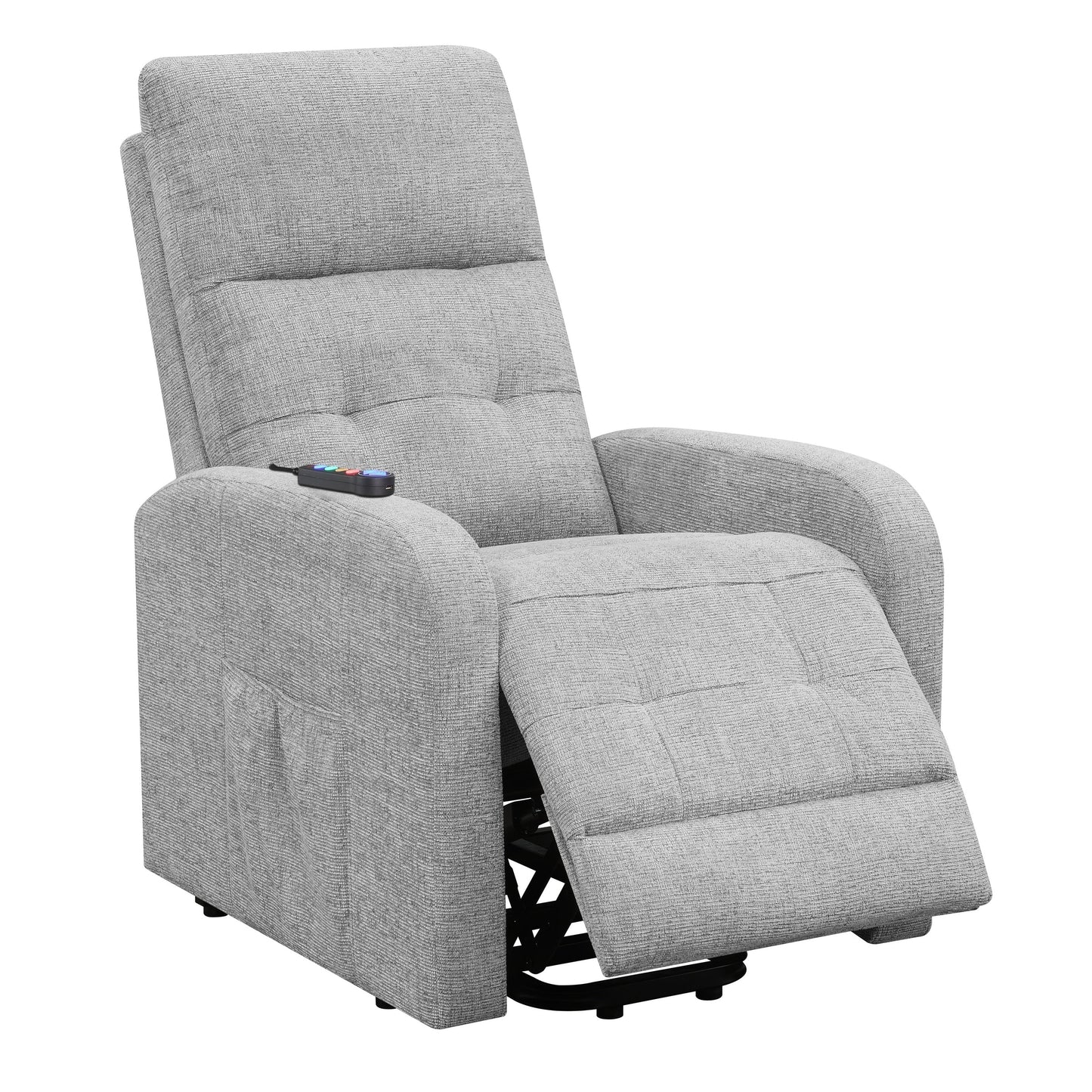 Fauteuil inclinable électrique capitonné Lyle