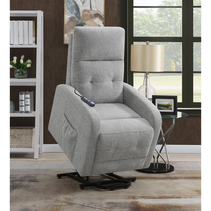 Fauteuil inclinable électrique capitonné Lyle