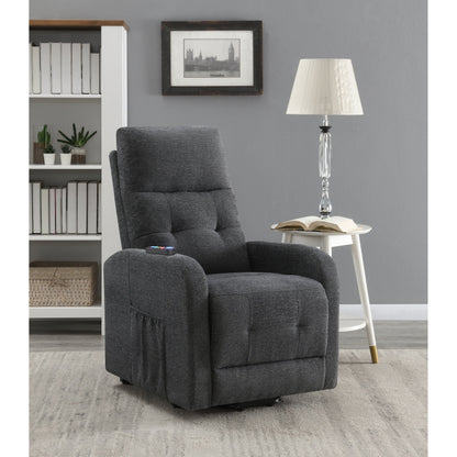 Fauteuil inclinable électrique capitonné Lyle
