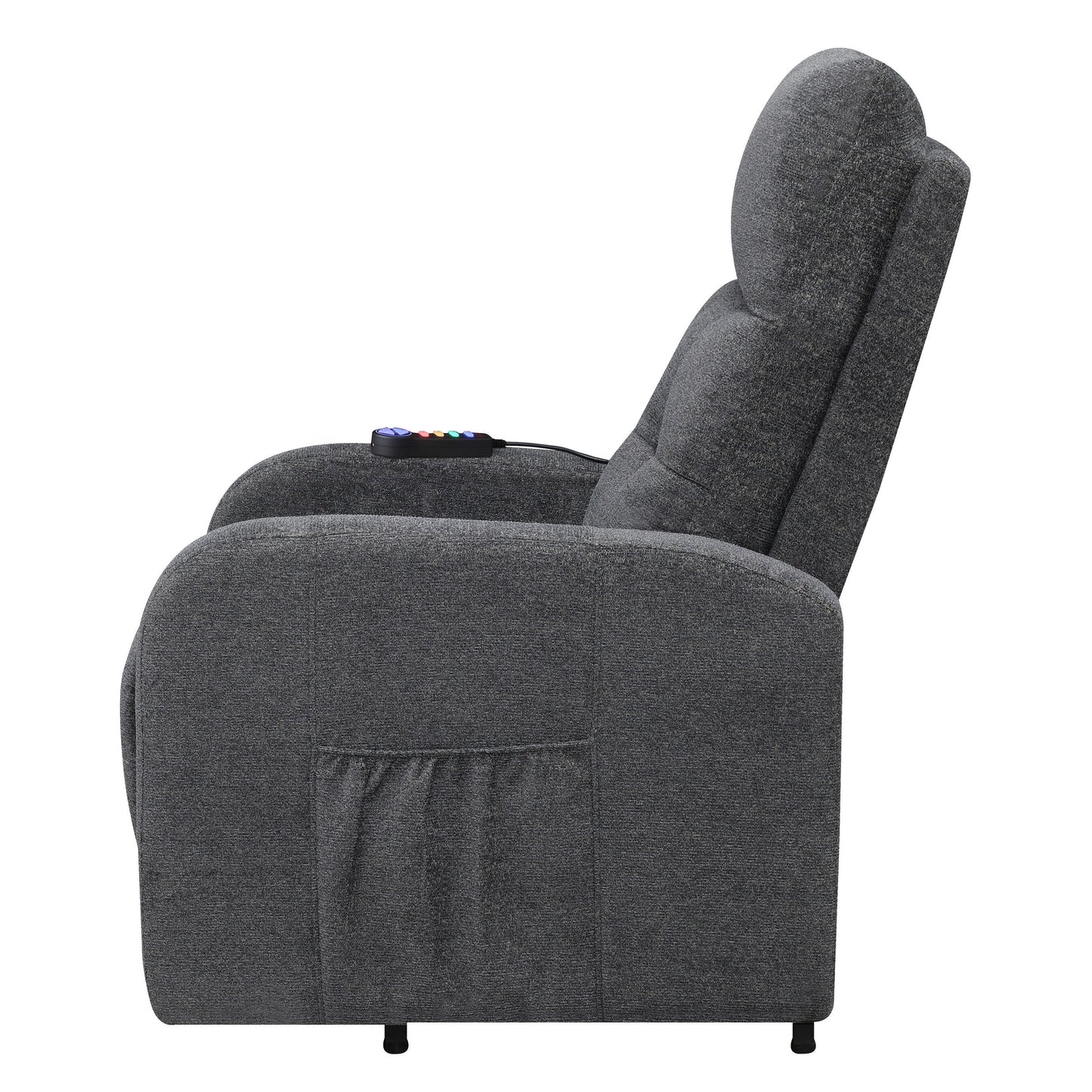 Fauteuil inclinable électrique capitonné Lyle