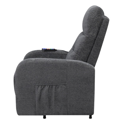 Fauteuil inclinable électrique capitonné Lyle