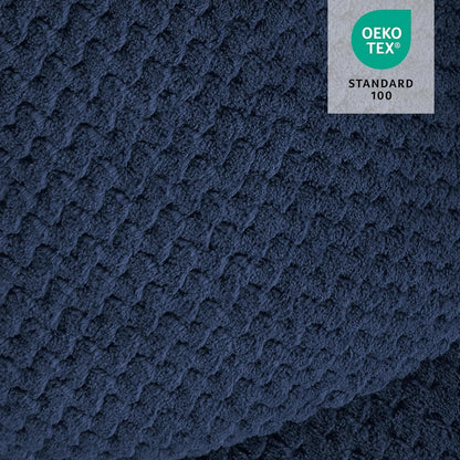 Fauteuil inclinable électrique à double moteur MCombo, grand format, avec massage et chauffage, pour personnes âgées de grande taille, tissu 7896