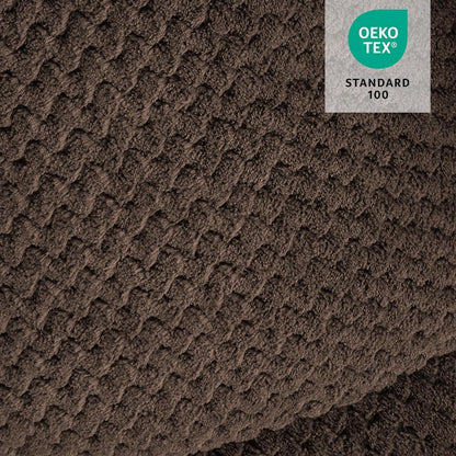 Fauteuil inclinable électrique à double moteur MCombo, grand format, avec massage et chauffage, pour personnes âgées de grande taille, tissu 7896