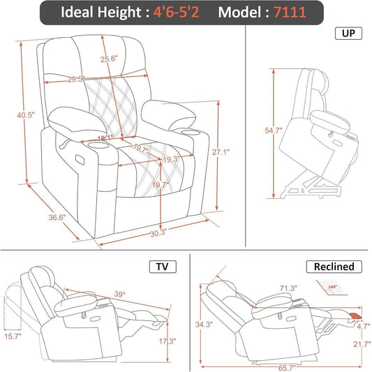 Fauteuil inclinable releveur MCombo