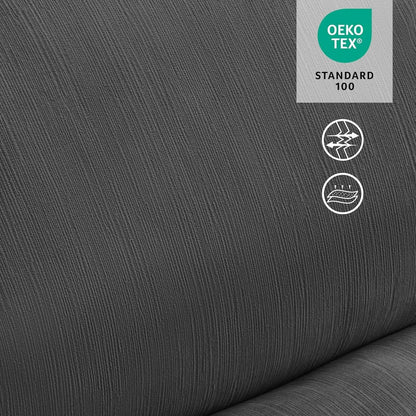 Fauteuil inclinable à bascule électrique surdimensionné MCombo à double moteur, sans accoudoirs, idéal pour le salon, tissu PR607