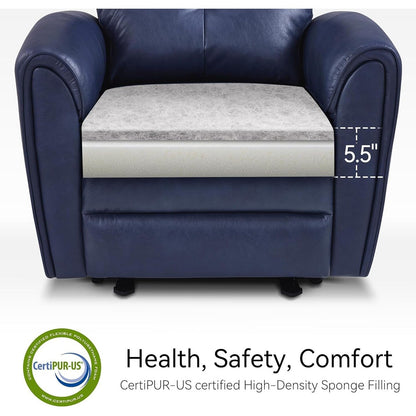 Fauteuils inclinables électriques MCombo de petite taille, fauteuil inclinable moderne sans appuie-mur avec support lombaire, ports USB et de chargement, certifié FSC