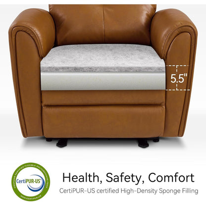 Fauteuils inclinables électriques MCombo de petite taille, fauteuil inclinable moderne sans appuie-mur avec support lombaire, ports USB et de chargement, certifié FSC