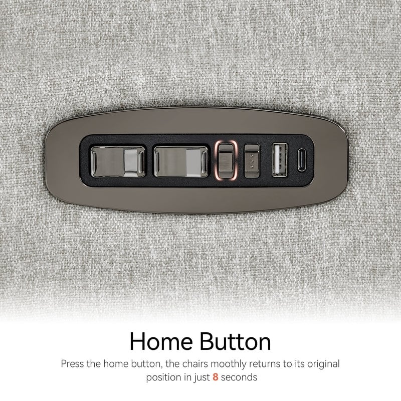 Fauteuil inclinable pivotant et motorisé MCombo pour chambre d'enfant, tissu PR601