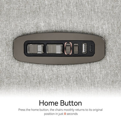 Fauteuil inclinable pivotant et motorisé MCombo pour chambre d'enfant, tissu PR601