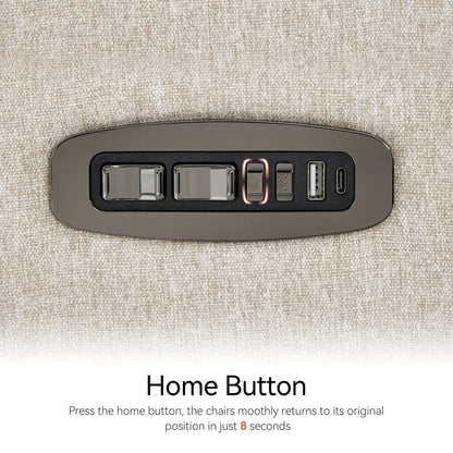 Fauteuil inclinable pivotant et motorisé MCombo pour chambre d'enfant, tissu PR601