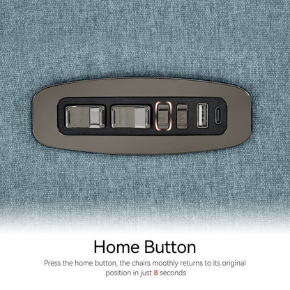 Fauteuil inclinable pivotant et motorisé MCombo pour chambre d'enfant, tissu PR601