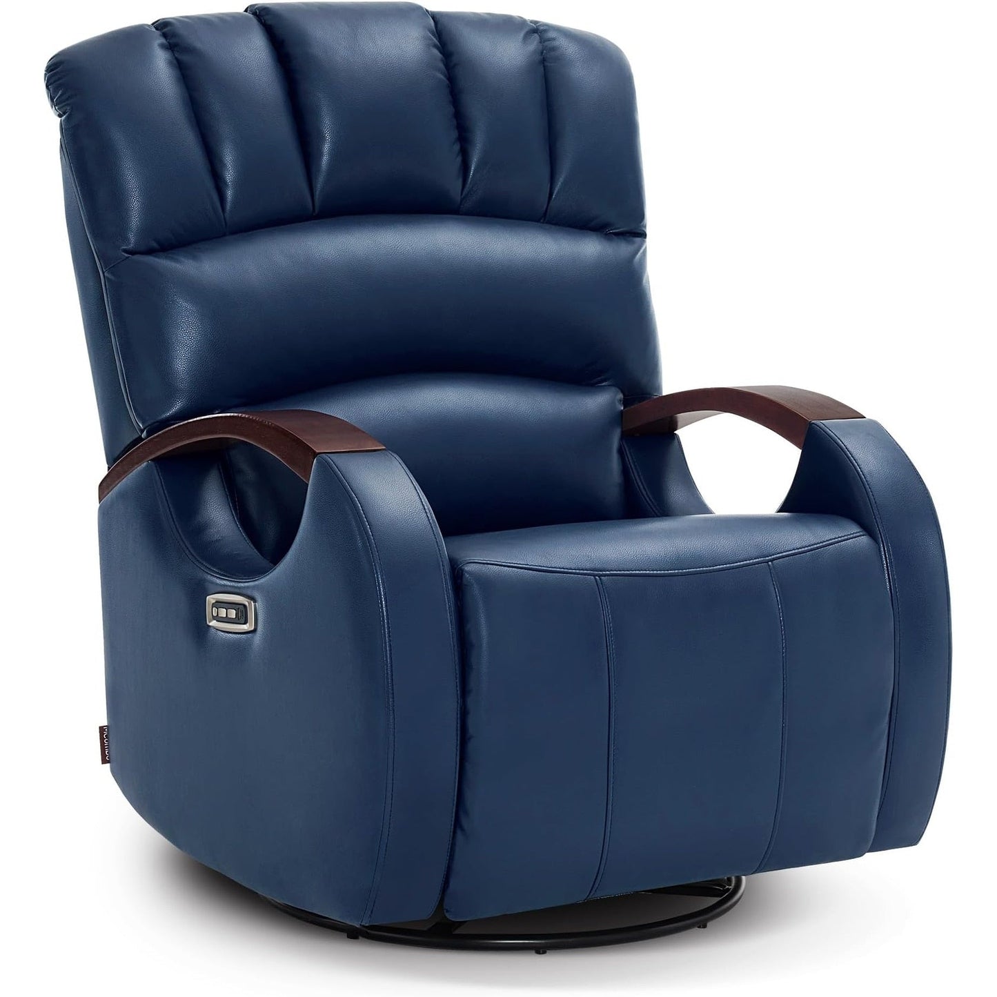 Fauteuil inclinable pivotant et pivotant MCombo avec appui-tête réglable pour chambre d'enfant, similicuir PR616