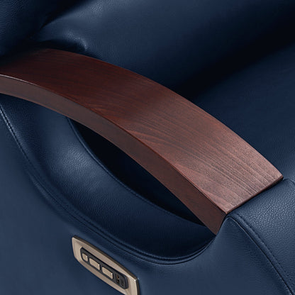 Fauteuil inclinable pivotant et pivotant MCombo avec appui-tête réglable pour chambre d'enfant, similicuir PR616