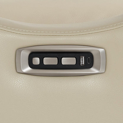 Fauteuil inclinable pivotant et pivotant MCombo avec appui-tête réglable pour chambre d'enfant, similicuir PR616