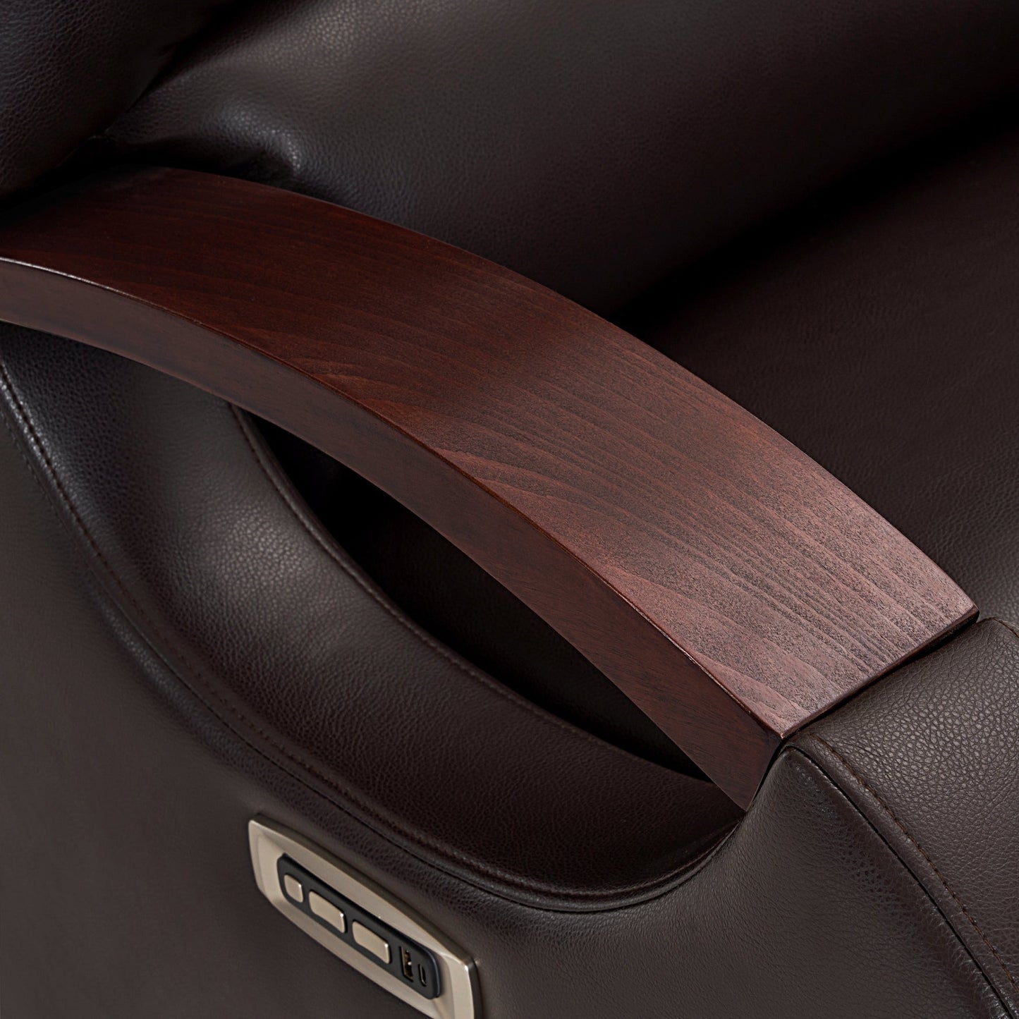 Fauteuil inclinable pivotant et pivotant MCombo avec appui-tête réglable pour chambre d'enfant, similicuir PR616