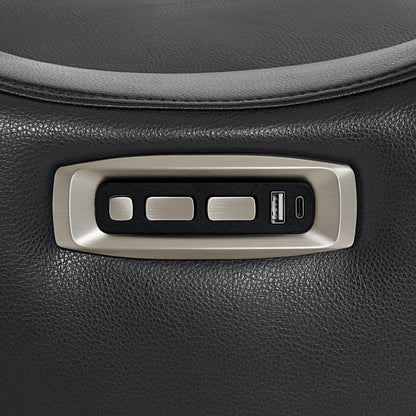 Fauteuil inclinable pivotant et pivotant MCombo avec appui-tête réglable pour chambre d'enfant, similicuir PR616