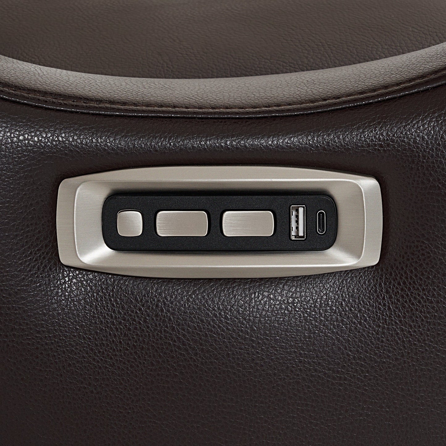 Fauteuil inclinable pivotant et pivotant MCombo avec appui-tête réglable pour chambre d'enfant, similicuir PR616