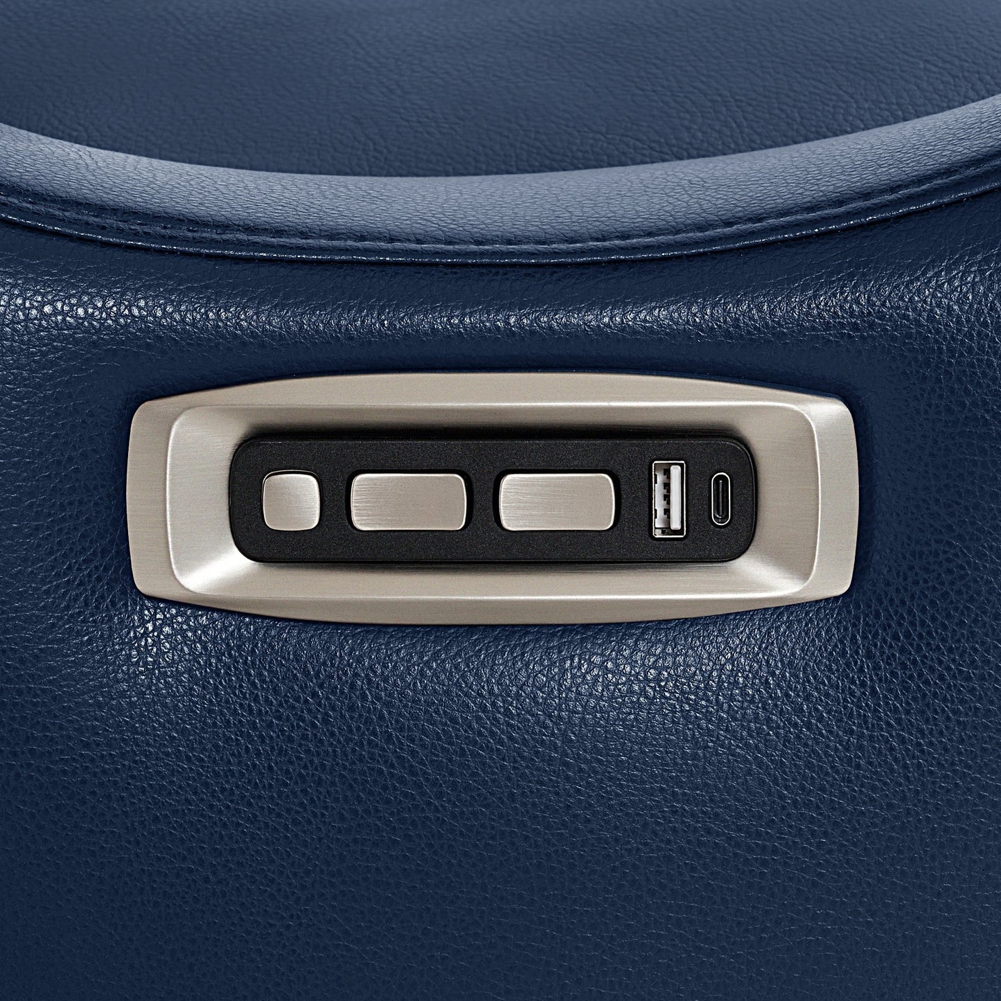 Fauteuil inclinable pivotant et pivotant MCombo avec appui-tête réglable pour chambre d'enfant, similicuir PR616