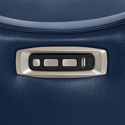 Fauteuil inclinable pivotant et pivotant MCombo avec appui-tête réglable pour chambre d'enfant, similicuir PR616