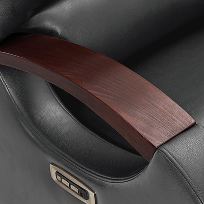 Fauteuil inclinable pivotant et pivotant MCombo avec appui-tête réglable pour chambre d'enfant, similicuir PR616