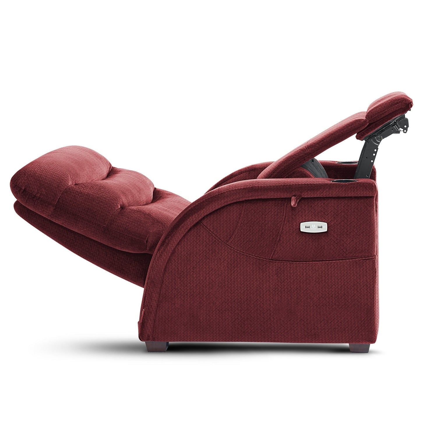 Fauteuil inclinable zéro gravité MCombo Power avec appui-tête réglable pour salon, tissu ZG334
