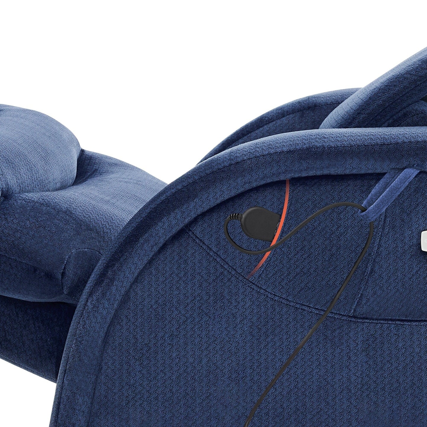 Fauteuil inclinable zéro gravité MCombo Power avec appui-tête réglable pour salon, tissu ZG334