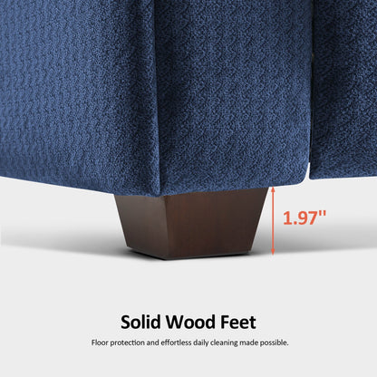 Fauteuil inclinable zéro gravité MCombo Power avec appui-tête réglable pour salon, tissu ZG334