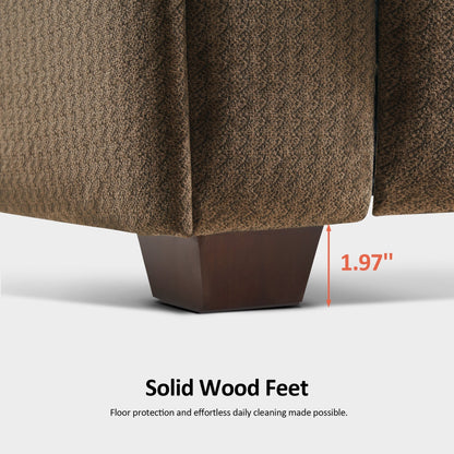 Fauteuil inclinable zéro gravité MCombo Power avec appui-tête réglable pour salon, tissu ZG334