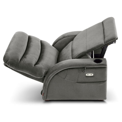 Fauteuil inclinable zéro gravité MCombo Power avec appui-tête réglable pour salon, tissu ZG334
