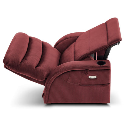 Fauteuil inclinable zéro gravité MCombo Power avec appui-tête réglable pour salon, tissu ZG334
