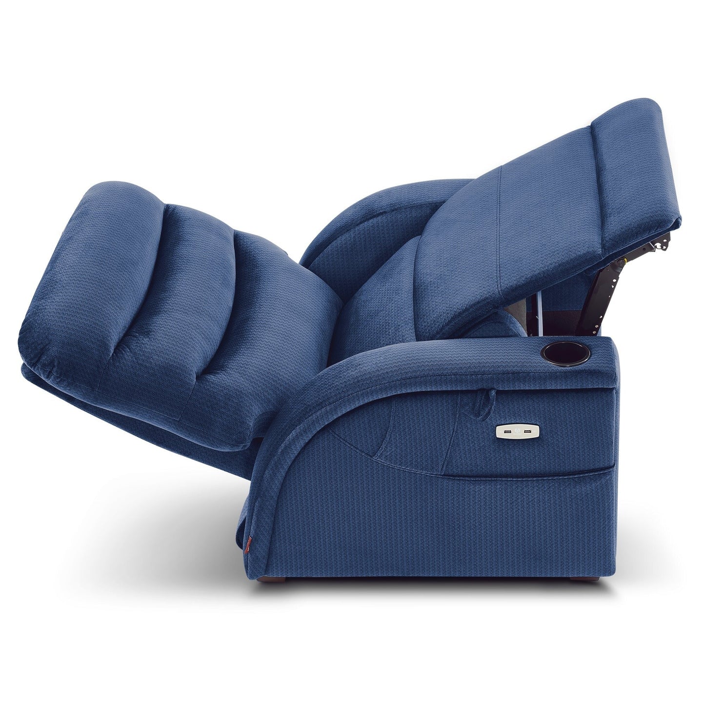 Fauteuil inclinable zéro gravité MCombo Power avec appui-tête réglable pour salon, tissu ZG334