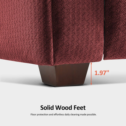 Fauteuil inclinable zéro gravité MCombo Power avec appui-tête réglable pour salon, tissu ZG334