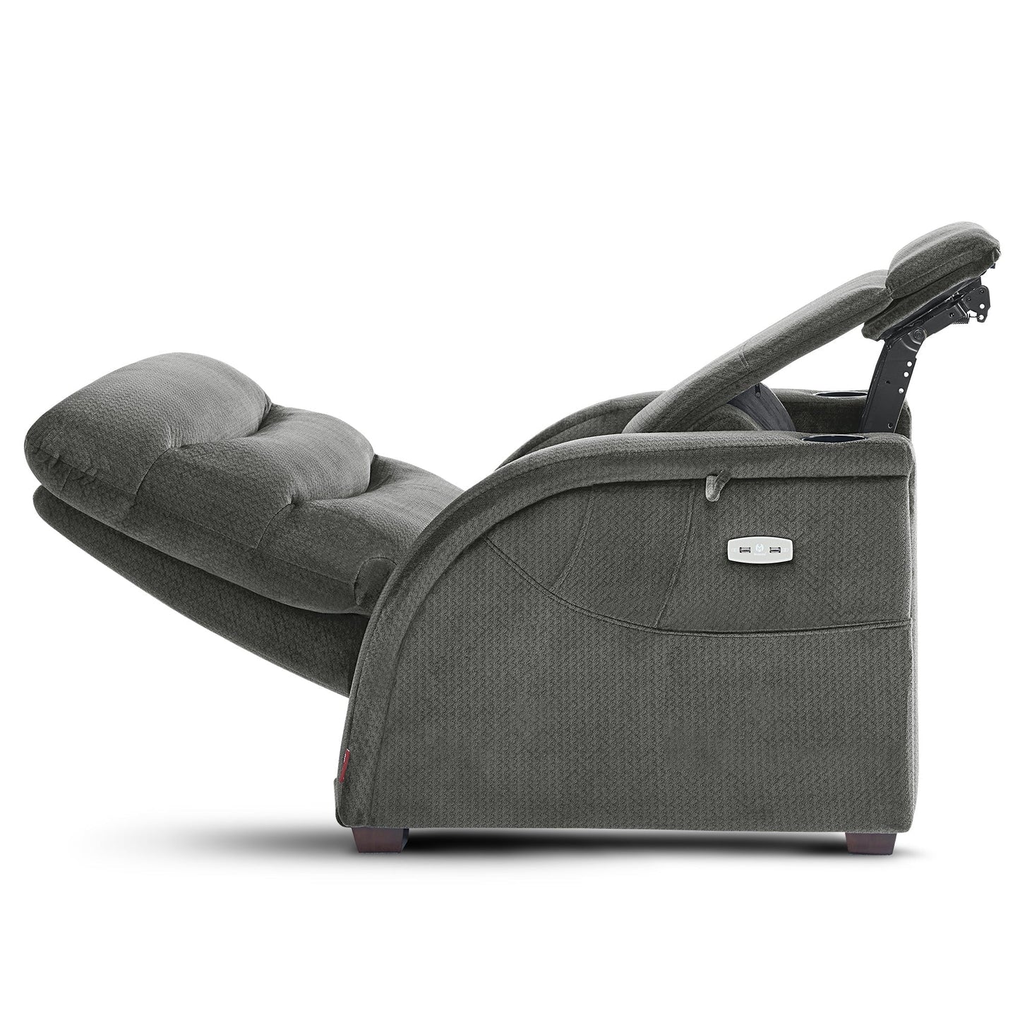 Fauteuil inclinable zéro gravité MCombo Power avec appui-tête réglable pour salon, tissu ZG334