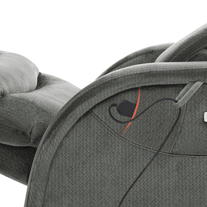 Fauteuil inclinable zéro gravité MCombo Power avec appui-tête réglable pour salon, tissu ZG334