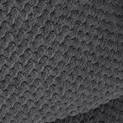 Fauteuil inclinable électrique à double moteur MCombo, petit format, avec massage et chauffage, positions infinies, ports USB, tissu 7893