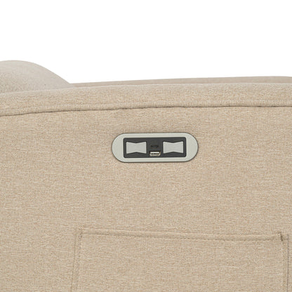 Fauteuil inclinable électrique Madison Park Candace 3-en-1 avec pivot, planeur et ports USB