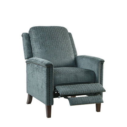 Fauteuil inclinable à dossier rabattable Cecile Blue de Madison Park